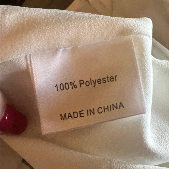 o.p.t White and Green Tiered Ruffled Sundress - Picture 11 of 12